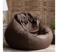 Poltrona A Sacco 3,3 Piedi Grande Fodera for Pouf in Ecopelle Senza Imbottitura Poltrona A Sacco for Esterni Chaise Lounge Pouf Salon Gioco Film sac Puff for Camera da Letto Soggiorno Giardino (Color