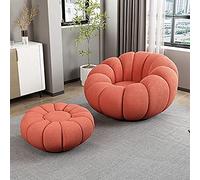 Poltrona a sacco con base girevole a 360 gradi per soggiorno, camera da letto, salone, ufficio