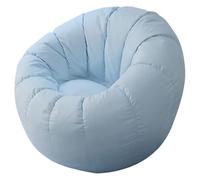 Poltrona a sacco, divano pigro singolo piccolo appartamento poltrona a sacco reclinabile e for dormire camera da letto balcone poltrona reclinabile poltrona pigra for il tempo libero(Blue.,85*85*65cm)