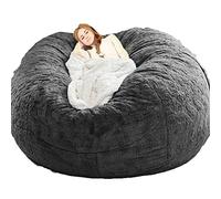 Poltrona a sacco gigante per adulti, 1,5/6/2,1 m, accogliente divano per soggiorno, perfetto per relax, serate di gioco e film (imbottitura non inclusa)