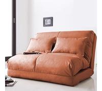 Poltrona a sacco moderna, 90 cm, arancione, divano pigro per soggiorno, camera da letto, salone, ufficio, elegante seduta accanto al caminetto per comfort e relax