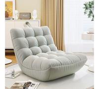 Poltrona a sacco oversize con memory foam per una comoda seduta in camera da letto, appartamento o ufficio