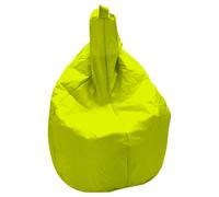 Poltrona a Sacco Pouf in Nylon Verde Acido Avalli