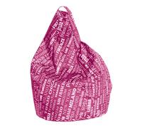 Poltrona a Sacco Pouf in Poliestere Big City Fucsia Avalli