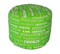 Poltrona a Sacco Pouf in Poliestere Big City Verde Avalli