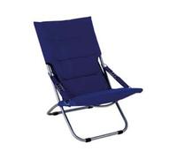 POLTRONA ACCIAIO PIEGHEVOLE BLU cm.50x94x63h. VETTE
