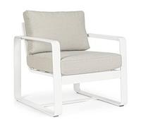 Poltrona alluminio MERRIGAN Bianco 0663105