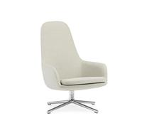 Poltrona Alta Normann Copenhagen Era Girevole in Alluminio/ Main Line Flax MLF20