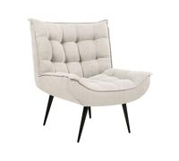 Poltrona ALVESTA Beige chiaro Tessuto