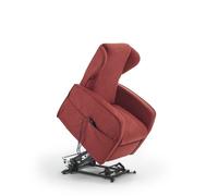 Poltrona Alzapersona Elettrica 2 Motori 73x101x86 cm Adele in Microfibra Dispositivo Medico 1 Bordeaux