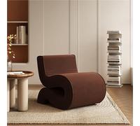 Poltrona artistica e semplice, divano singolo con schienale singolo, divano for il tempo libero, piccolo divano for la lettura, versatile decorazione for il soggiorno, sensazione di seduta confortevol