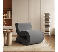 Poltrona artistica e semplice, divano singolo con schienale singolo, divano for il tempo libero, piccolo divano for la lettura, versatile decorazione for il soggiorno, sensazione di seduta confortevol