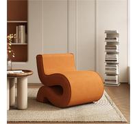 Poltrona artistica e semplice, divano singolo con schienale singolo, divano for il tempo libero, piccolo divano for la lettura, versatile decorazione for il soggiorno, sensazione di seduta confortevol
