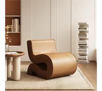 Poltrona artistica e semplice, divano singolo con schienale singolo, divano for il tempo libero, piccolo divano for la lettura, versatile decorazione for il soggiorno, sensazione di seduta confortevol