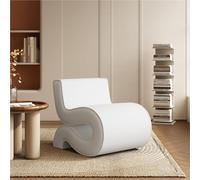 Poltrona artistica e semplice, divano singolo con schienale singolo, divano for il tempo libero, piccolo divano for la lettura, versatile decorazione for il soggiorno, sensazione di seduta confortevol