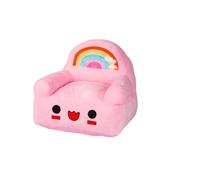 Poltrona Bambini 2 Anni Poltroncina per Bambini Orso Peluche, Sedia per Bambini, Comoda e Legger Per Bambini 12+ Mesi,Beige (Poltrona Rosa)