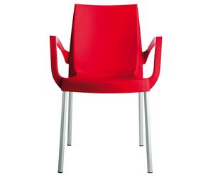 POLTRONA BOULEVARD GRAND SOLEIL IMPILABILE OPACA GAMBE IN ALLUMINIO