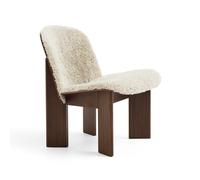 Poltrona Chisel Noce/Pelle di Pecora Mohawi