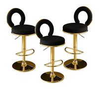 Poltrona con Sfondatura per Cubile Kitchen Stylish Ring Poltroncine con Cerniera Invisibile e Swivel per Bar Restyling in Tessuto Artificiale Multifunzionale Blu