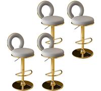 Poltrona con Sfondatura per Cubile Kitchen Stylish Ring Poltroncine con Cerniera Invisibile e Swivel per Bar Restyling in Tessuto Artificiale Multifunzionale Blu