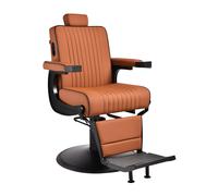 Poltrona da barbiere barber shop | Gabbiano LEVI (marrone)