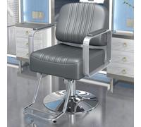Poltrona Da Barbiere Professionale, Poltrona Da Salone Girevole A 360° Dotata Di Pompa Idraulica Per Carichi Pesanti, Sedile Spazioso Con Imbottitura Di 16 Cm,Bb