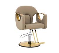 physa Poltrona da parrucchiere con poggiapiedi 53-64 cm 180 kg Beige Poltrona da parrucchiere Sedia da parrucchiere Poltrone per parrucchieri