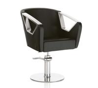 Poltrona da parrucchiere Hair Astra Black base quadrata, tonda o stella
