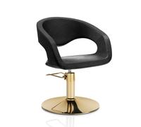 Poltrona da parrucchiere oro con pedale pistone a gas Hair Wave Gold