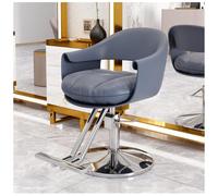 Poltrona da Parrucchiere, Poltrona da Barbiere Girevole A 360°, Altezza Regolabili, Portata 150 kg, Ideale per Saloni di Bellezza,Blu,B