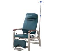 Poltrona da Reception Medica, Poltrona per Infusione Reclinabile e Regolabile con Supporto per Flebo, Poltrone per Fleboclisi per Pazienti Uso Clinico E Domiciliare(Green)