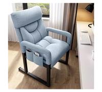 Poltrona da salotto con schienale regolabile, comoda e spessa, con struttura in acciaio robusto, divano rilassante per lettura e tempo libero, perfetto per la casa