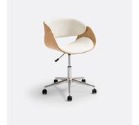 Poltrona da scrivania con ruote, Zoran Beige TU