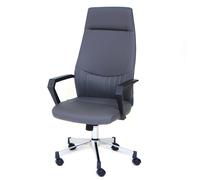 Poltrona da Ufficio Direzionale in Similpelle Sake Grigia