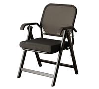 Poltrona da ufficio pieghevole, schienale ergonomico in rete per un maggiore comfort nelle sale riunioni e allenamento