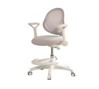 poltrona da ufficio Sedia ergonomica, sedia da studio for ragazzi e ragazze con altezza regolabile, ufficio for bambini, for adolescenti in crescita for famiglie, scuole uffici(Grijs)