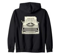 Poltrona Detective True Crime Enthusiast Crime Sleuth Felpa con Cappuccio