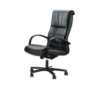 Poltrona direzionale girevole Unisit Gemini GMPO schienale fisso rivestimento pe