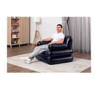 POLTRONA DIVANO GONFIABILE 4IN1 MULTI-MAX 191X97X64CM PIEGHEVOLE FLOCCATA 75114