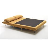 Poltrona Dream 150 letto a due posti relax colore senape misura 146x90x84 cm