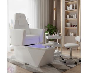 Poltrona Elettrica Pedicure Motorizzata con Vasca Idromassaggio e Cromoterapia - 2 Motori Gentle weelko