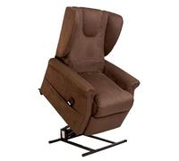 Poltrona elevabile elettrica 2 motori (Marrone)