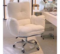 Poltrona ergonomica da relax con poggiapiedi - Sedia da ufficio e da gaming adatta anche agli animali domestici, ideale per la casa, la camera delle ragazze o come seduta d'accento per l'uti
