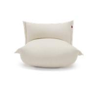 Poltrona Fatboy Bonbaron Slim in Bouclé Riciclato Color Crema