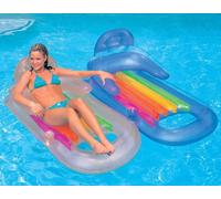 POLTRONA GALLEGGIANTE GONFIABILE KING INTEX CM. 160X85