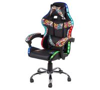 Poltrona gaming RGB high quality, con telecomando, Murales