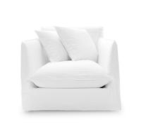Poltrona Ghost 01 Lino Bianco