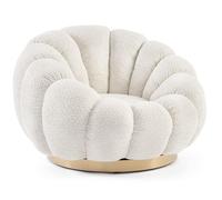 Poltrona Girevole Florel Bianco