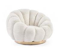 Poltrona Girevole Florel Naturale