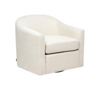 Poltrona girevole MAGNOR Beige chiaro Tessuto